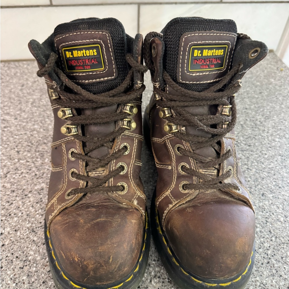 Dr. Martens Brown Industrial Boots